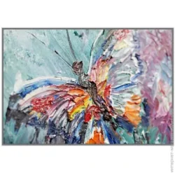 Терравол Картина на полотні в алюмінієвій рамі Метелик 55x80 см