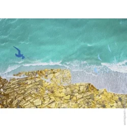 Терравол Картина на полотні Хвиля та вітер (без рами) 55x80 см