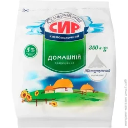 Білоцерківське Сыр 5% Домашний Традиционный 350 г