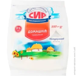 Білоцерківське Сыр 9% Домашний Традиционный 350 г