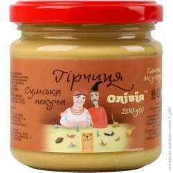 Соус Олівія Гірчиця Сумська пекуча 200 г