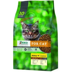 Корм сухий для котів з куркою 10 кг