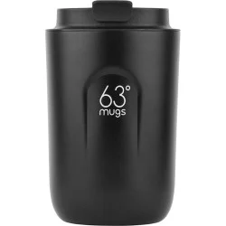 Термопляшка 63mugs Термочашка 380 мл чорна