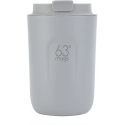 Термобутылка 63mugs Термочашка 380 мл серая