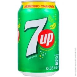 Напій безалкогольний 7UP сильногазований 0.33 л (4823063116619)