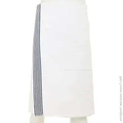 Рушник для сауни ABC Design Спідниця для сауни чоловіча Sauna L/XL 70x180 см білий