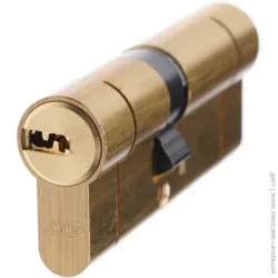 Abus Цилиндр D6 40x50 ключ-ключ 90 мм матовая латунь
