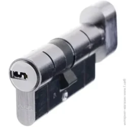 Abus Цилиндр D6 45x45 ключ-вороток 90 мм матовый никель