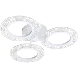 Accento Lighting Люстра светодиодная ELLY 3x12 Вт белый
