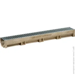 Набір ACO Канал Self Euroline з оцинкованою решіткою