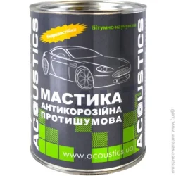 Acoustics Мастика бітумно-каучукова Вага: 0.8 кг