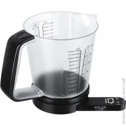 Весы кухонные электронные Adler AD 3178 Black