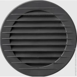 Вентиляционная решетка Airroxy AOzSg 100 graphite (02-231)