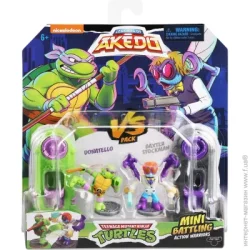 Фигурка с аксессуарами Akedo Игровой набор для поединка Донателло и Бакстер TMNT (Черепашки-ниндзя) 123220