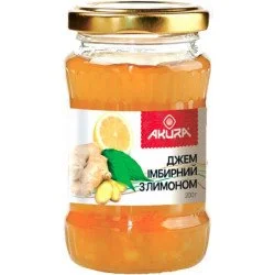 Akura Джем імбирний з лимоном 200г. (4820178461481)