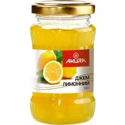 Akura Джем лимонний 200г. (4820178461498)