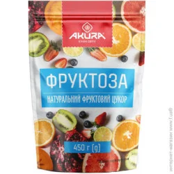 Цукор Akura Фруктоза 450 г (4820178462921)