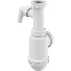 Alca Plast Сифон для кухонної мийки з накидною гайкою 6/4" A443P
