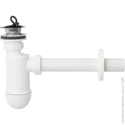 Alca Plast Сифон для умывальника d32 из нерж. решеткой d63