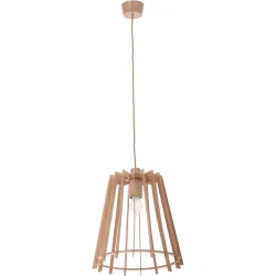 Світильник Alfa Підвіс Patio 1xE27 дерево світле 60313