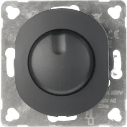 Диммер Aling-Conel Светорегулятор EON 200Вт IP20 черный E6175.E1