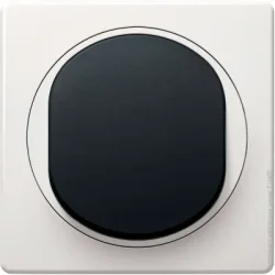 Aling-Conel Вимикач прохідний одноклавішний Eon без підсвічування чорний E607.E1