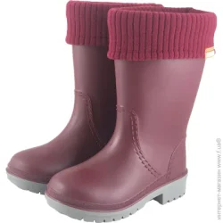 Alisa Line Сапоги резиновые для девочекдетские Win размер 26 бордовый