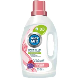 Гель для прання для кольорових речей Alles Gut! ECO для речей з вовни та шовку 1000 мл (4823051467174)