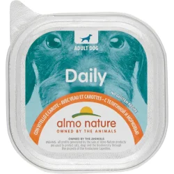 Консервы Almo Nature Консерва для собак для всех пород Daily Dog телятина и морковь 100 г