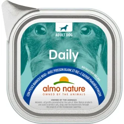 Консерви Almo Nature Консерва для собак для всіх порід Daily Dog біла риба та рис 100 г