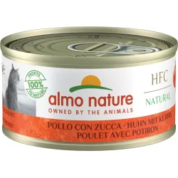 Консервы Almo Nature Консерва для взрослых котов HFC Natural с курицей и тыквой 70 г
