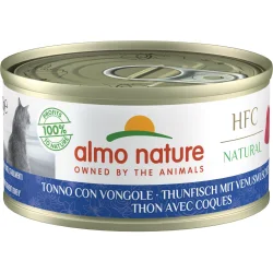Консервы Almo Nature Консерва для взрослых котов HFC Natural с тунцом и моллюсками 70 г