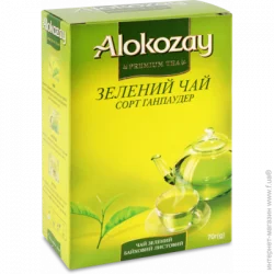 Alokozay Чай зелений "Alokozay" листовий у пачках по 70гр