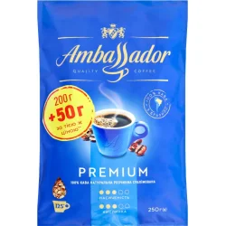 Ambassador Кава розчинна Premium пакет 250 г