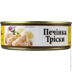 Рибная консерва Amberfish Печень трески 240 г