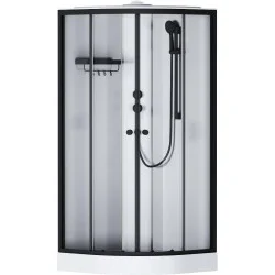 Душевая кабина AM.PM W94C-401-090BT X-Joy 90x90x210см, 1/4 Round без гидромассажа