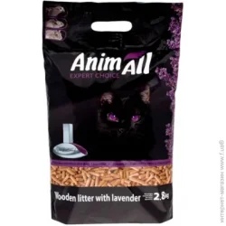 Animall Наполнитель для кошачьего туалета с ароматом лаванды 2,8 кг