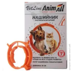 Animall Нашийник противопаразитный для собак і котів, 35 см
