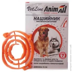 Нашийник Animall Ошейник противопаразитный для собак и котів, 70см, 69639