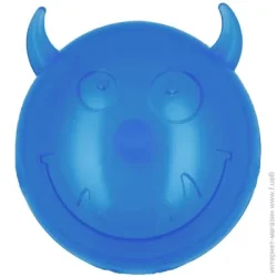 Animall Мяч Чертик с пищалкой 75 мм синий