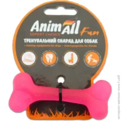 Animall Игрушка для собак Кость 8 см коралловая 88103