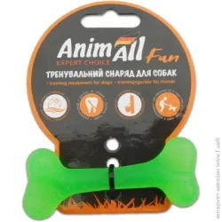 Animall Игрушка для собак Кость 8 см зеленая 88105