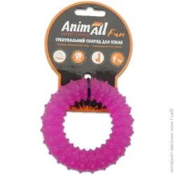 Animall Игрушка для собак Кольцо с шипами 9 см фиолетовое 88164