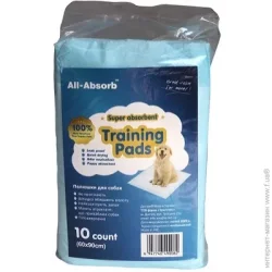 Пеленки, подстилки Animall Пеленки одноразовые All Absorb БЕЙСИК 60х90 см для собак