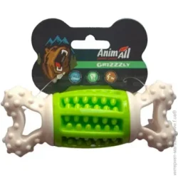 Animall Игрушка GrizZzly косточка-зубочистка, зеленая (149162)