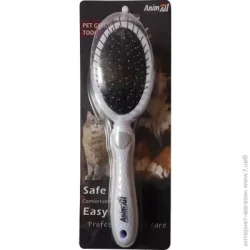 Animall Расческа-щетка Groom 2 в 1 серая MG9707-L