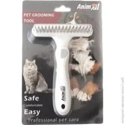 Расческа Animall Groom серый (67021)