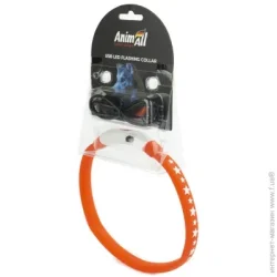 Animall Ошейник LED для собак, размер S, 40 см, красный (159879)