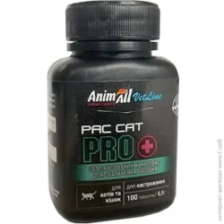 Animall Витаминно-минеральный комплекс PAC CAT PRO для котов и кошек 100 табл.