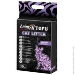 Animall Наполнитель для кошачьего туалета Tofu с ароматом лаванды 2,6 кг (6 л)